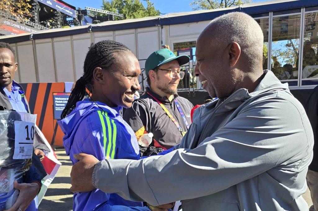 Song, dance for ‘pride of Kericho’ Sheila Chepkirui as Bank of Africa throws New York City Marathon party at Tea Hotel