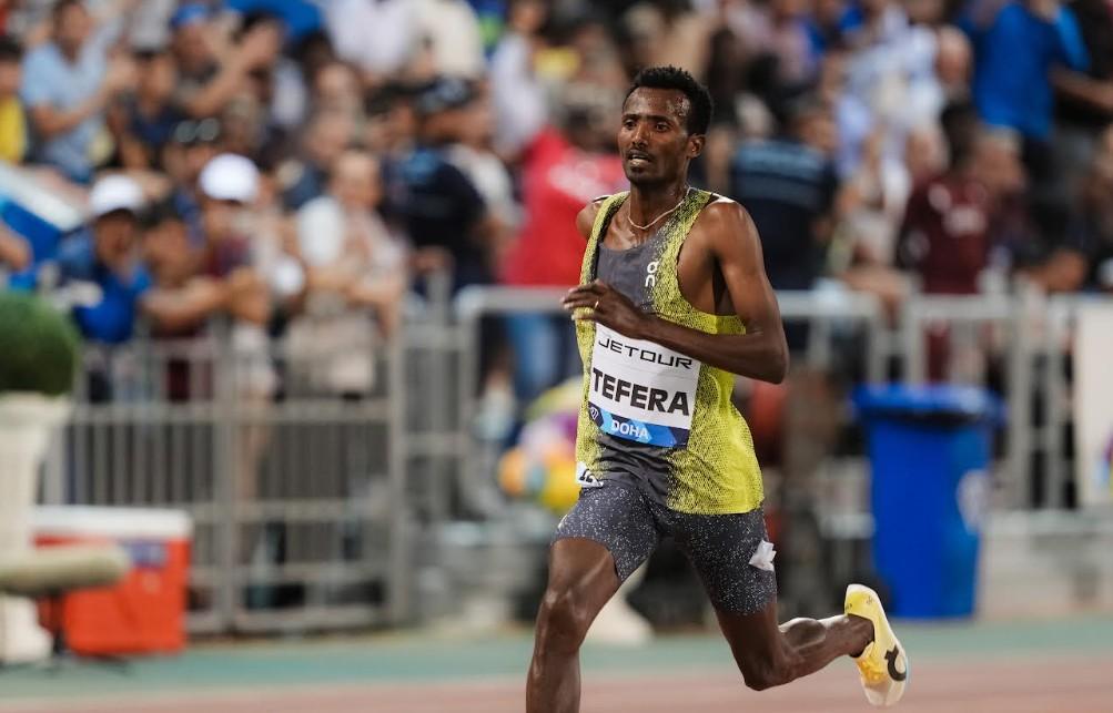 ‘On’ Sign Latest Star, Ethiopia’s 1,500m World Indoor Champion, Samuel Tefera
